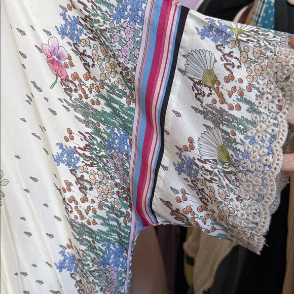 JOHNNY WAS FAIDRA SILK FLORAL TUNIC TOP EUC sz XXL - Picture 4 of 11